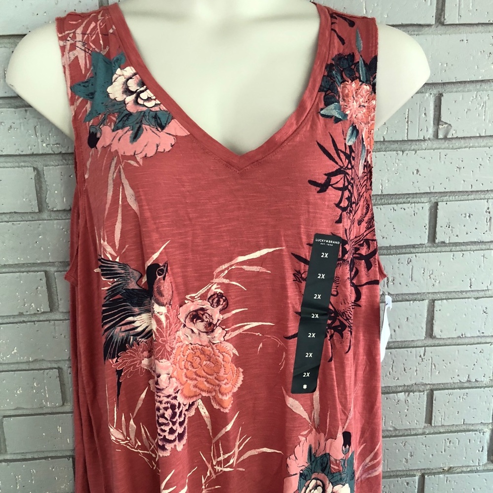 Lucky Brand 2x Tank Top NWT